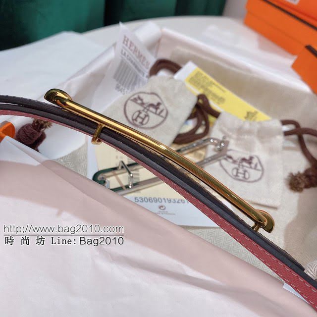 HERMES女士皮帶 愛馬仕經典扣雙面Epsom皮腰帶  jjp1977